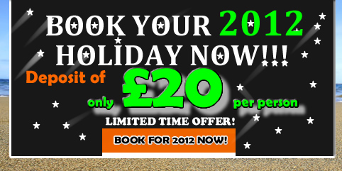 Contact us to book your 2012 Holiday Now!