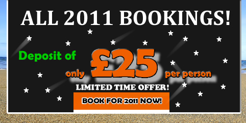 Contact us to book your 2011 Accommodation